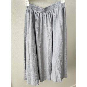 Grey midi skirt